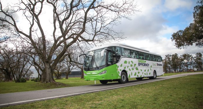 Nuevo bus interurbano propulsado a Gas de Scania