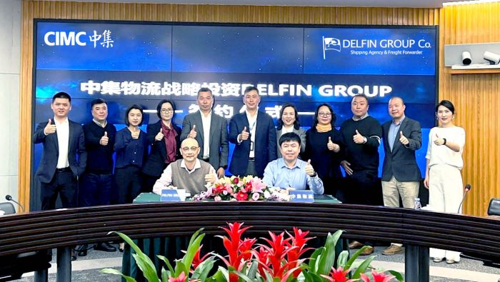 CIMC Logistics firma inversión estratégica en Delfin Group